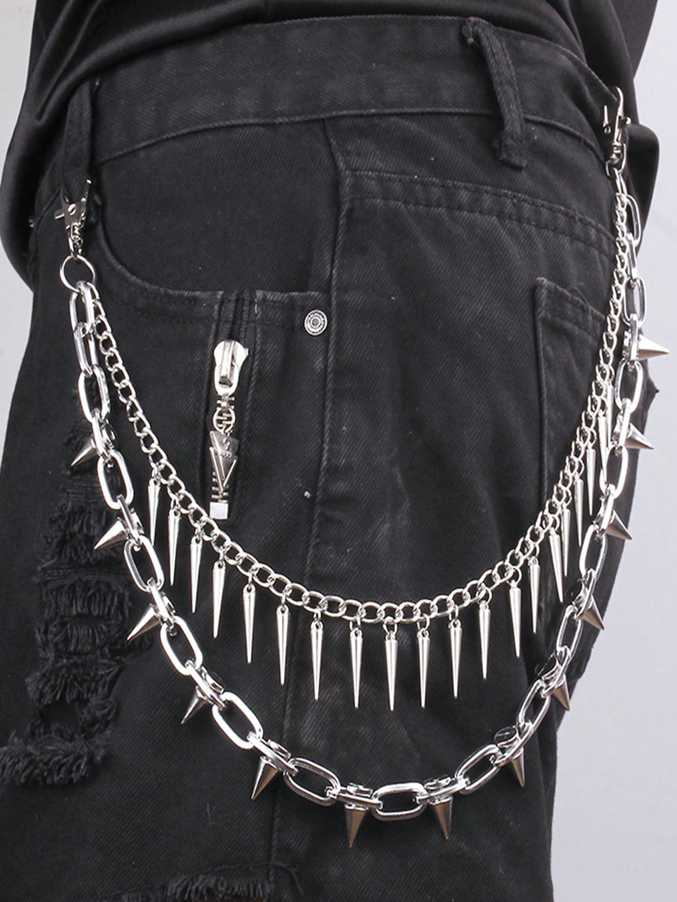 Body Jewelry Men - 1pc Fashionable Minimalist Punk Style Versatile