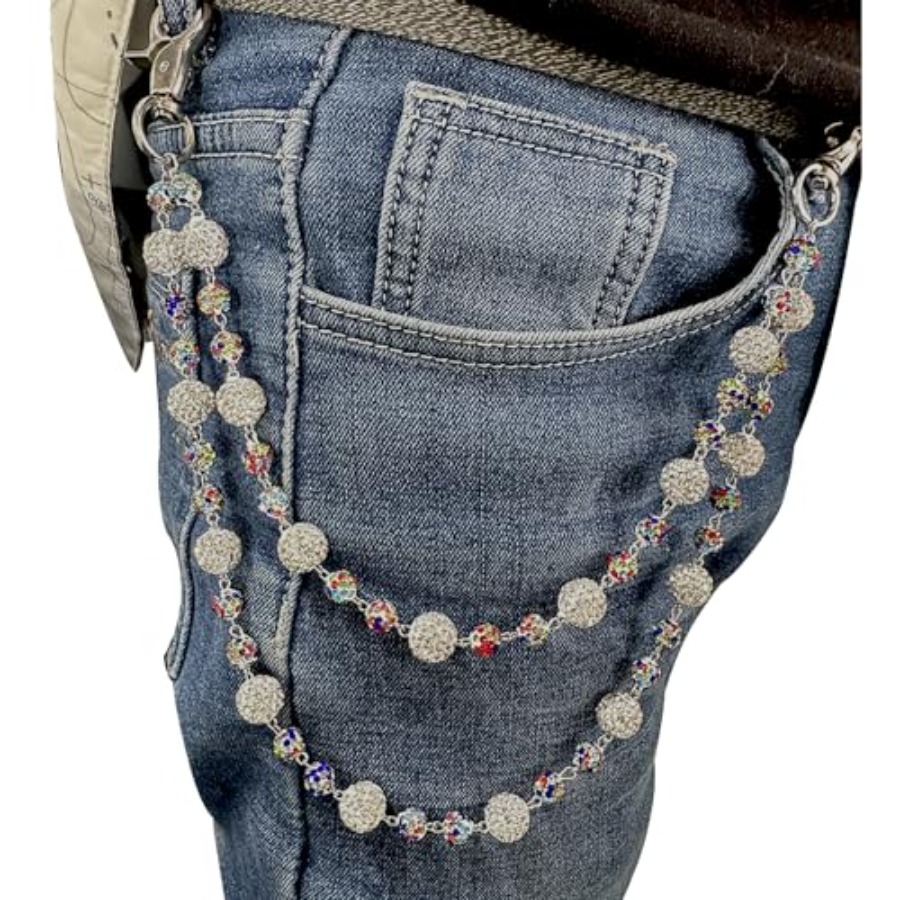 Body Jewelry Men - Sparkly Ceramic Beads Waist Chain Bohemian