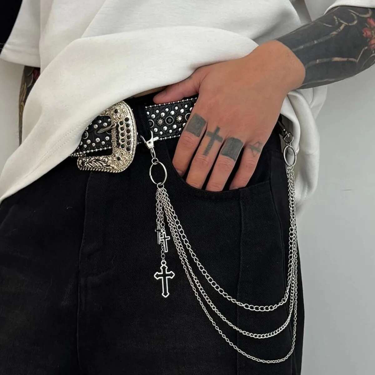 Ingemark Trendy Creative Cross - Body Jewelry Men avis et prix