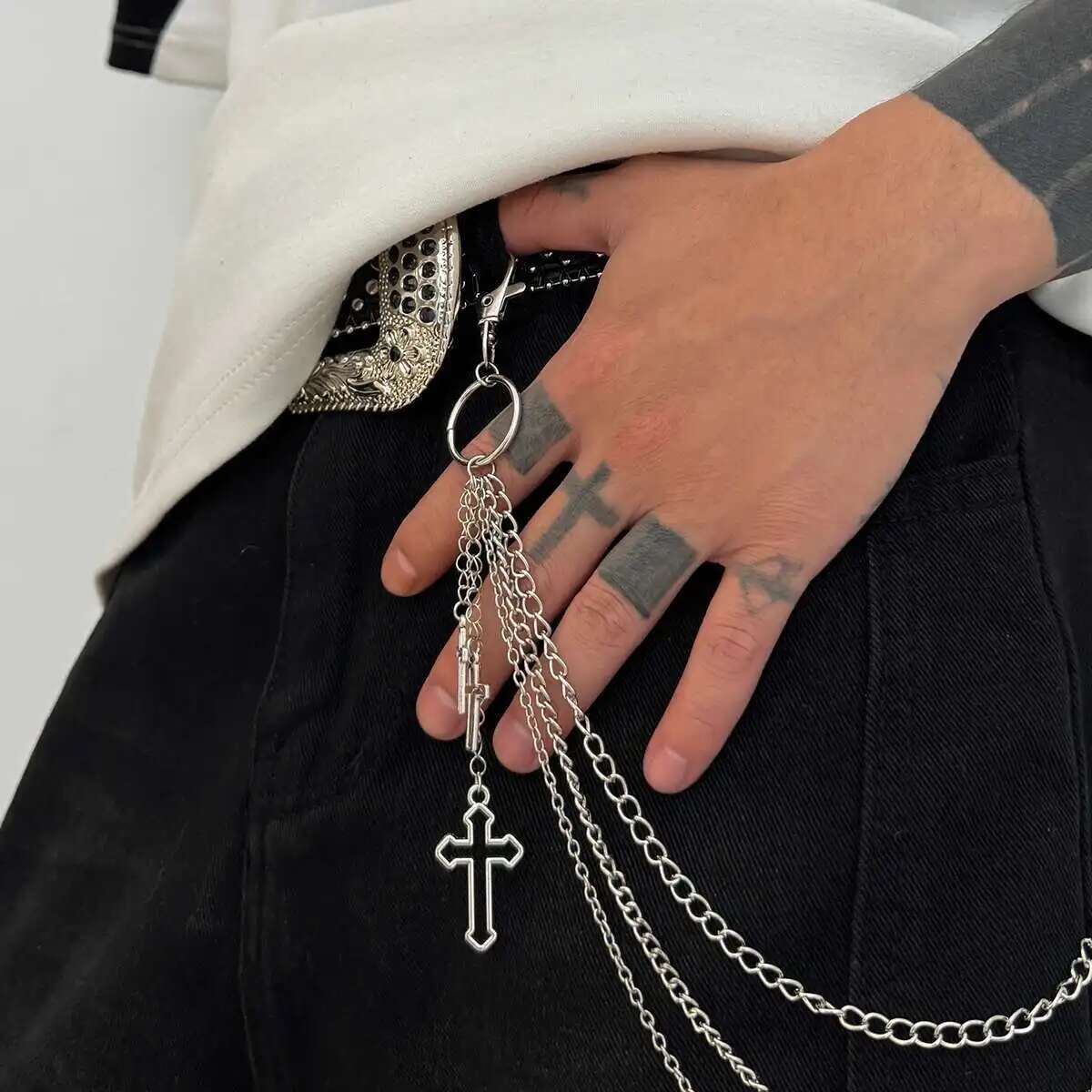 Ingemark Trendy Creative Cross - Body Jewelry Men avis et prix