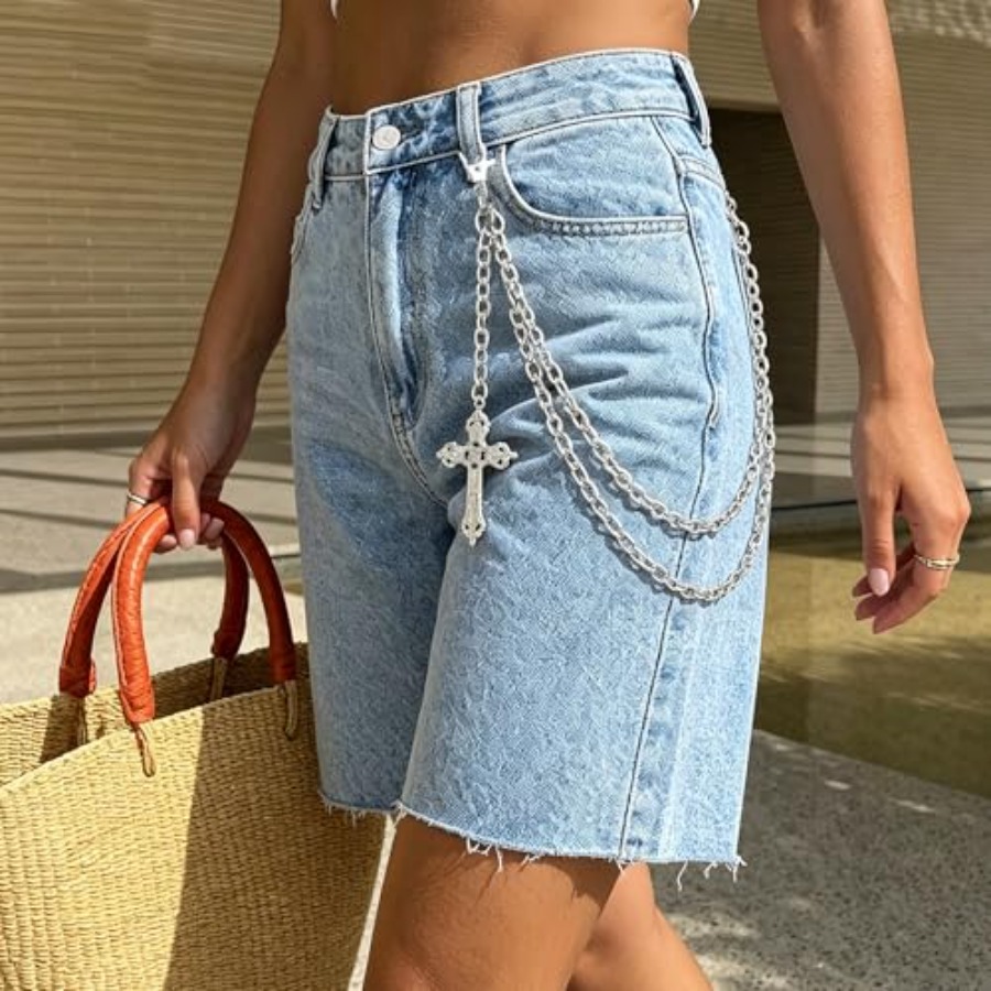 Wallet Chain for Men Women Hip - Body Jewelry Men avis et prix