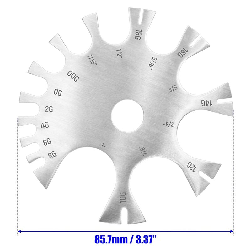 ABYN-For Body Jewelry Sizing T - Body Jewelry Measurements avis et prix