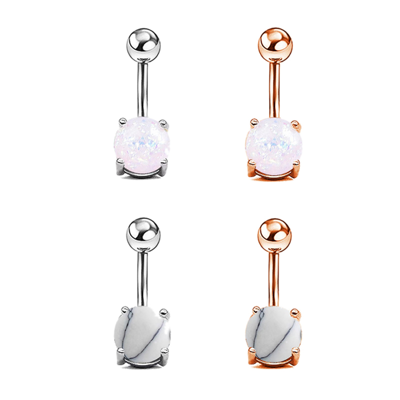 14G Belly Button Rings, Surgic - Body Jewelry For Sensitive Skin avis et prix