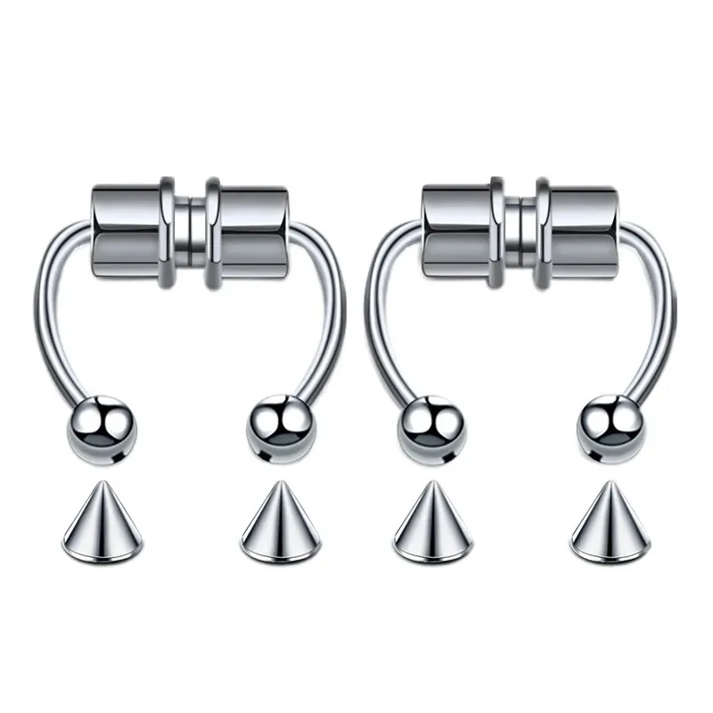 1/2/3Pcs Fake Magnetic Nose Ri - Body Jewelry And Piercing avis et prix
