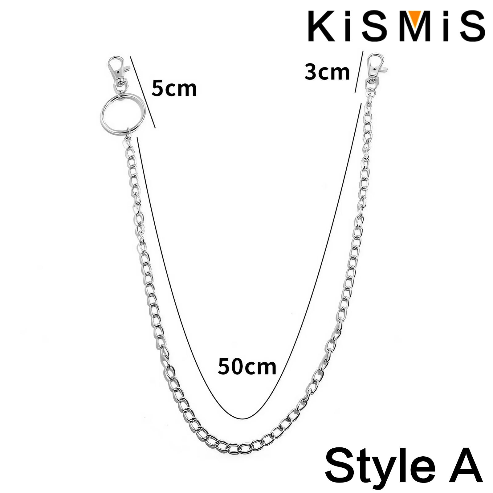 KISMIS 1PC Punk Street keychai - Body Jewelry Men avis et prix