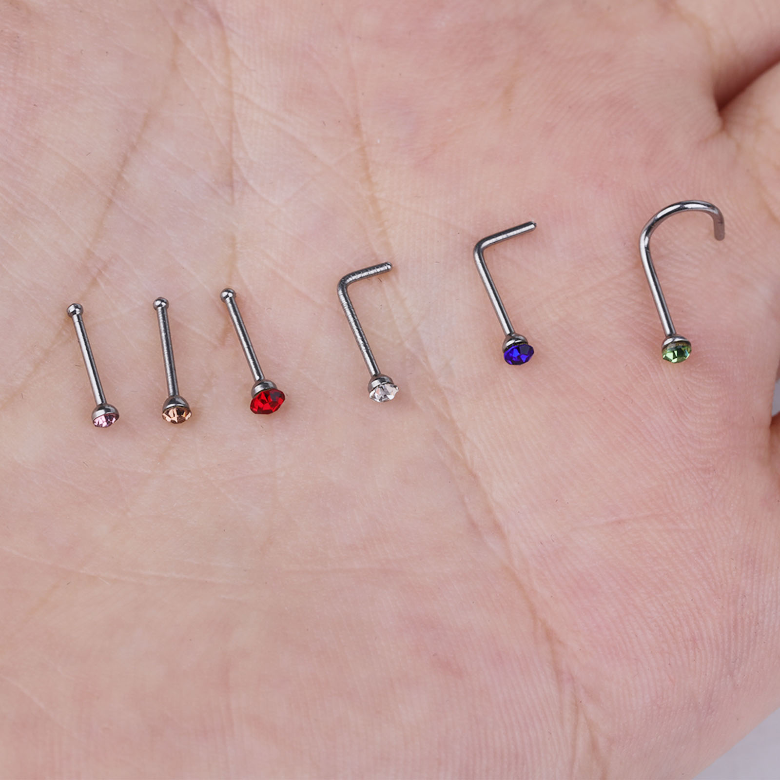Hypoallergenic Nose Studs - Ti - Body Jewelry For Sensitive Skin avis et prix