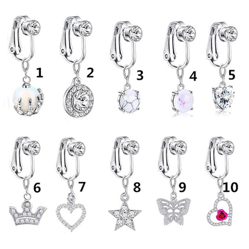 Accessories Clip On Earrings C - Body Jewelry And Piercing avis et prix