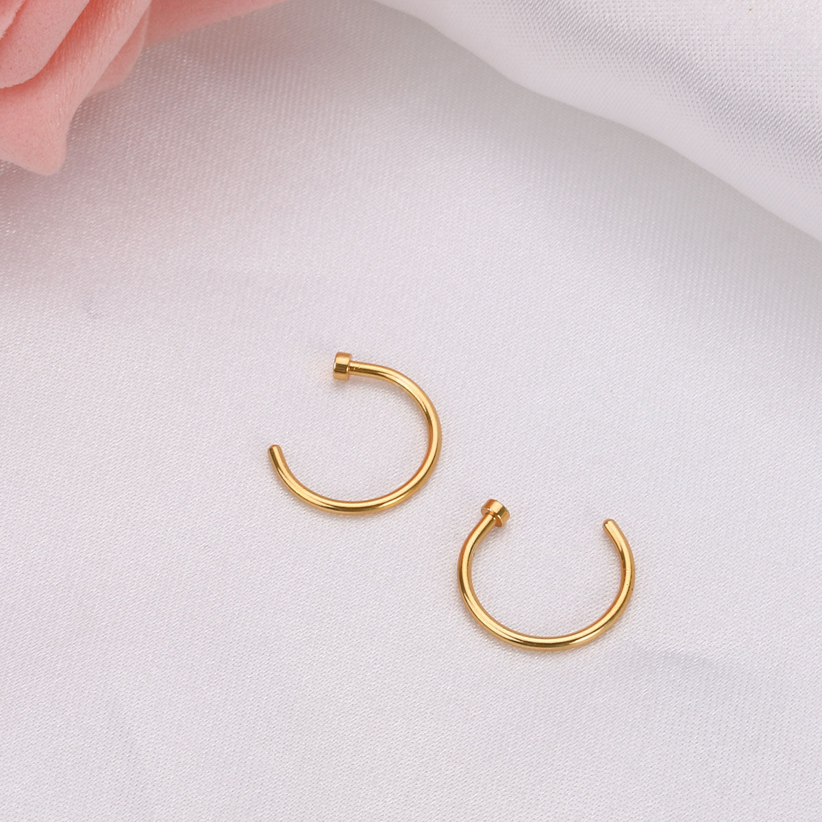2Pcs Polished Surgical Titaniu - Body Jewelry For Sensitive Skin avis et prix