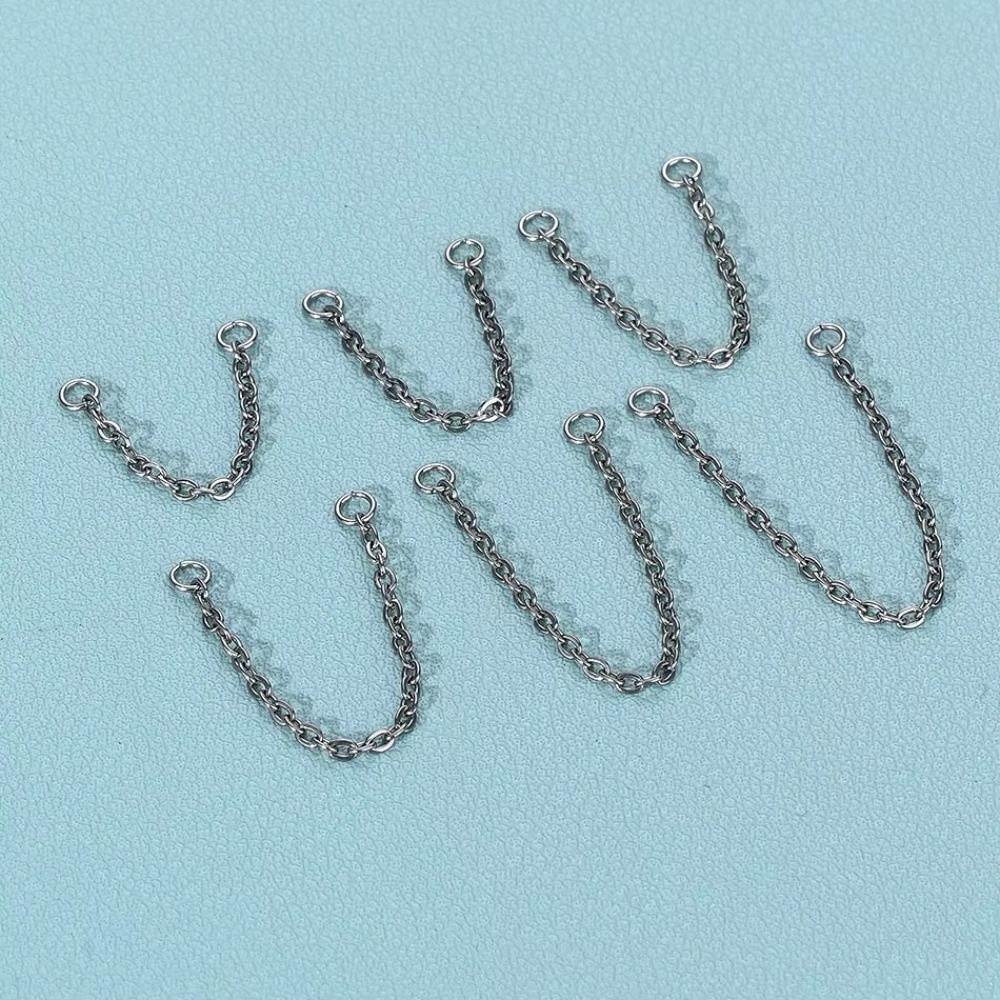 Titanium Nose Chain Three Laye - Body Jewelry And Piercing avis et prix