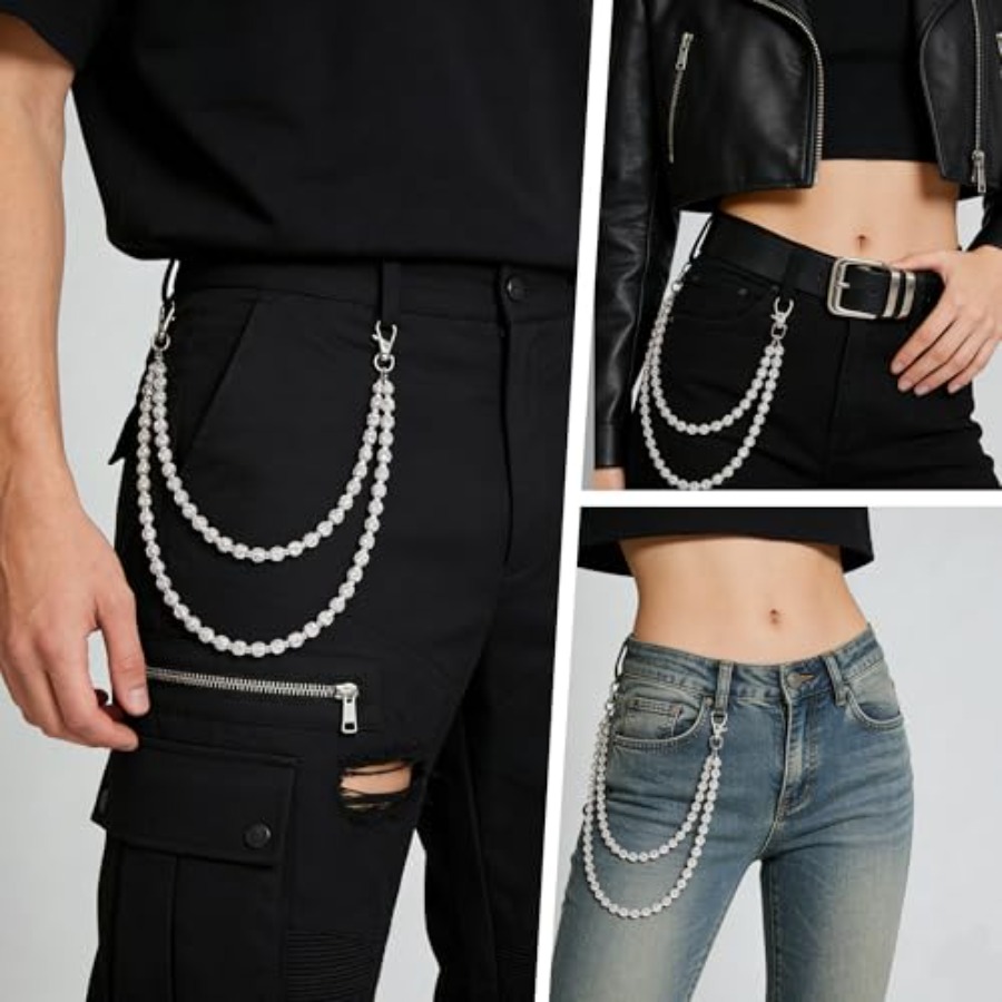 Wallet Chain for Men Women Pan - Body Jewelry Men avis et prix