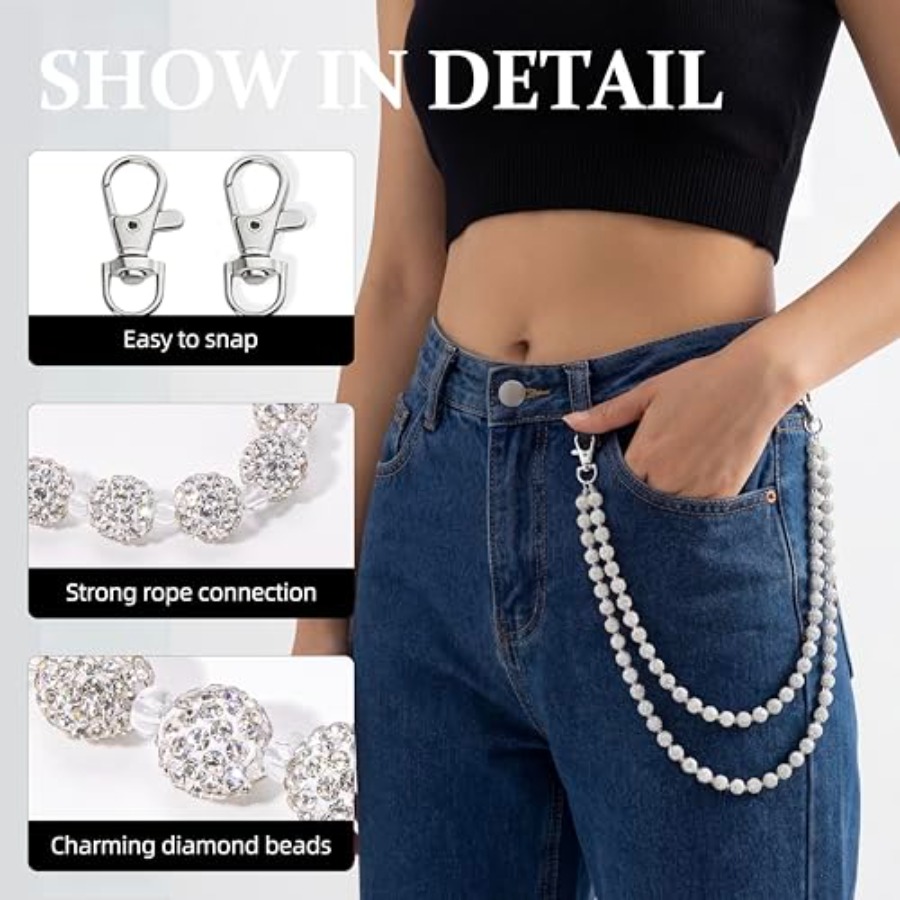 Wallet Chain for Men Women Pan - Body Jewelry Men avis et prix