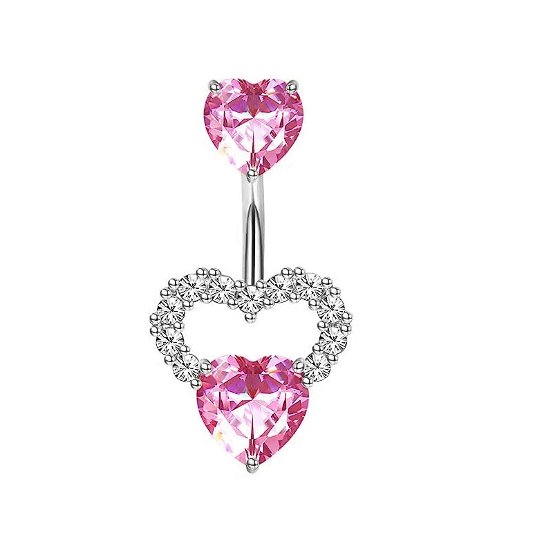 1PCS Pink Crown Belly Button R - Body Jewelry And Piercing avis et prix