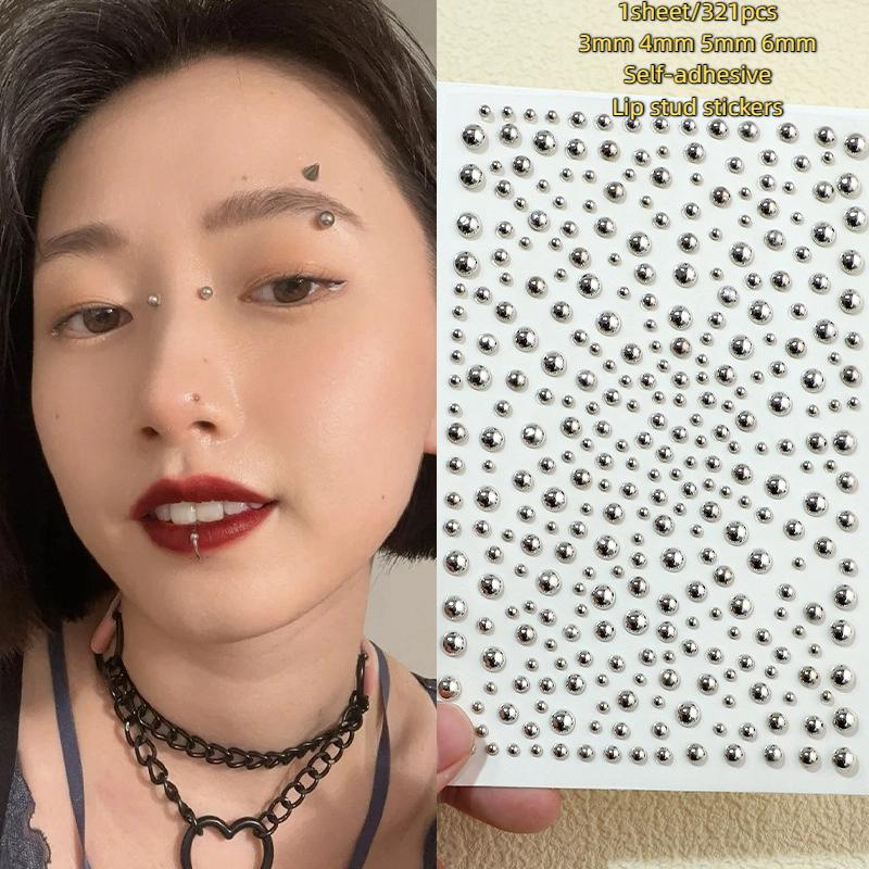 321pcs Non Piercing Lip Studs  - Body Jewelry And Piercing avis et prix
