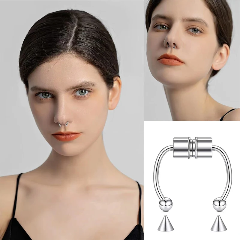 Fake Piercing Nose Ring Hoop S - Body Jewelry And Piercing avis et prix