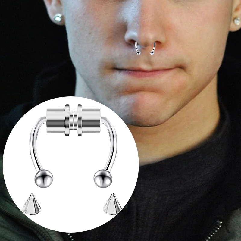 Fake Piercing Nose Ring Hoop S - Body Jewelry And Piercing avis et prix