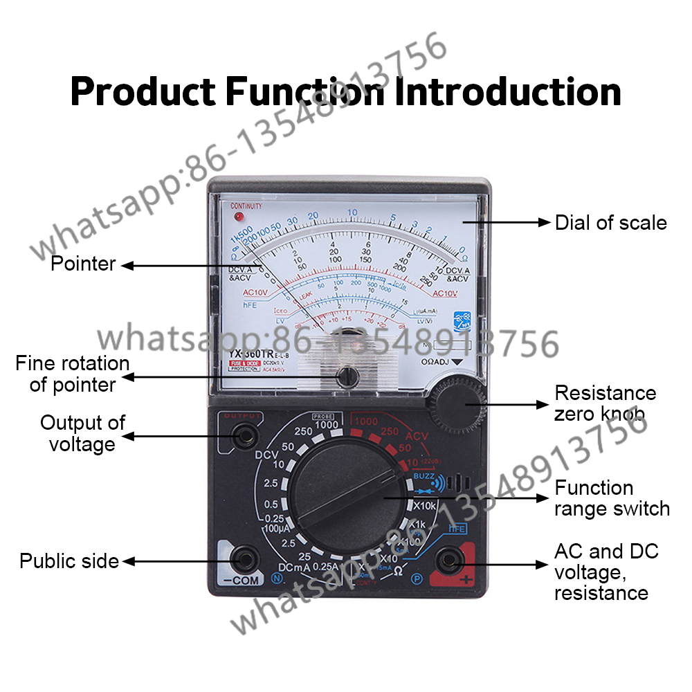 YX-360TRE-L-B Pointer Multimet - Body Jewelry Measurements avis et prix