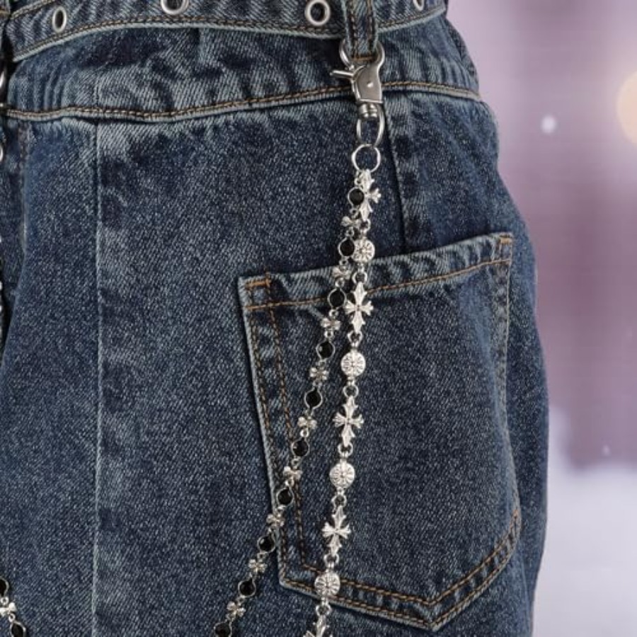 Cross Y2K Vintage Style Trouse - Body Jewelry Men avis et prix