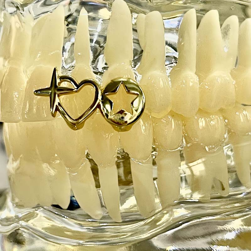 Punk Hip Hop Hollow Heart Teet - Body Jewelry Men avis et prix