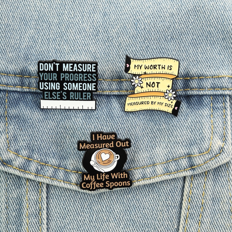 Body Positive Enamel Pins My W - Body Jewelry Measurements avis et prix