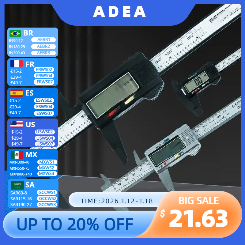 Electronic Digital Caliper 150 - Body Jewelry Measurements avis et prix