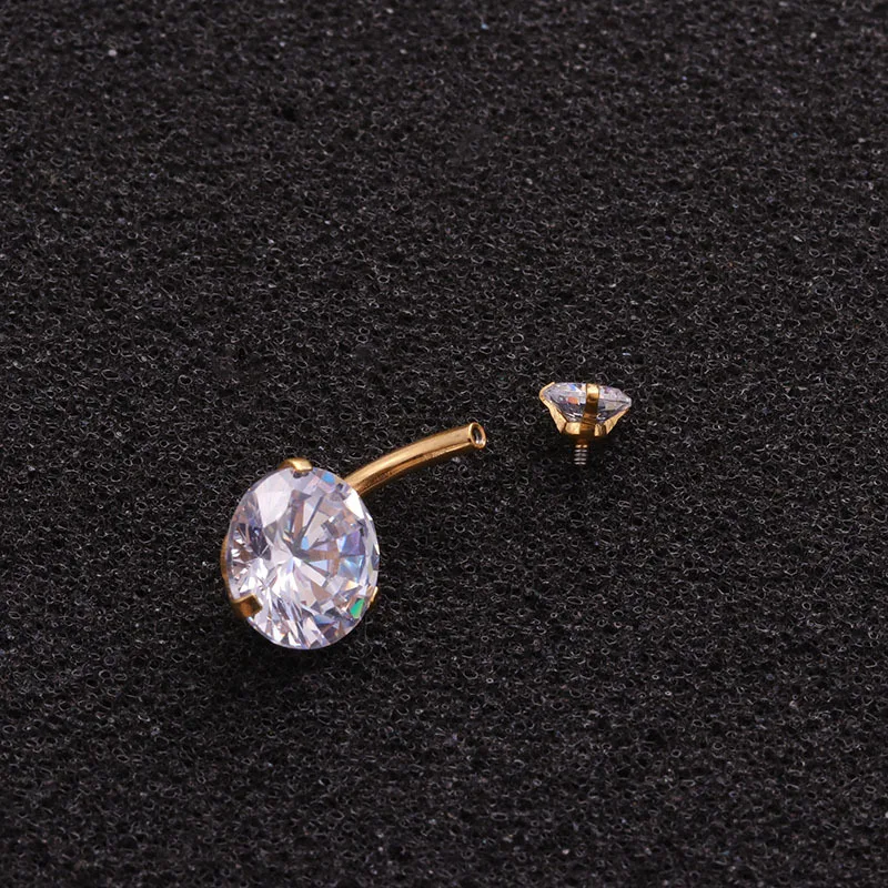 14G Belly Button Rings Surgica - Body Jewelry For Sensitive Skin avis et prix